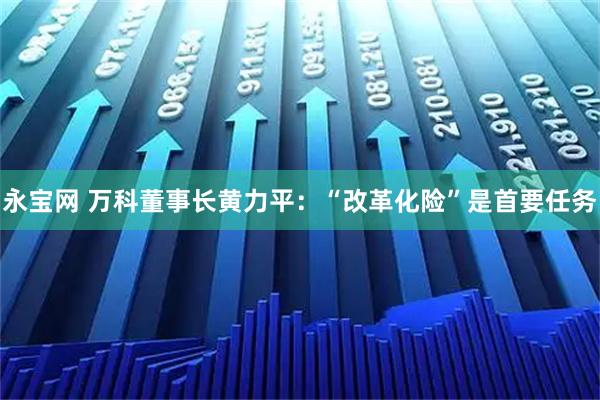 永宝网 万科董事长黄力平：“改革化险”是首要任务